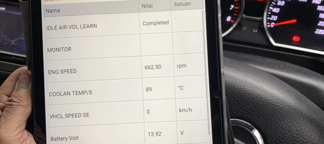 bengkel spesialis nissan - cek mesin